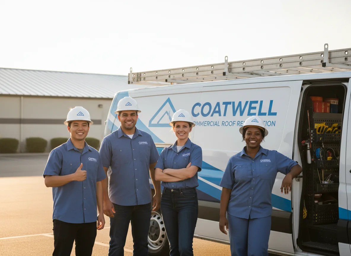 Commercial roof coating company in Nichols, IA